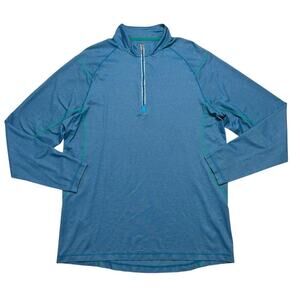 Tommy Bahama Men’s 1/4 Zip Performance‎ Pull Over / Long Sleeve Shirt - LT